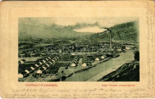 1911 Vulkán, Zsilyvajdejvulkán, Jiu-Vaidei-Vulcan, Vulcan; Salgó Tarjáni (Salgótarjáni) szénosztályozó. W.L. Bp. 5376. / mine (Rb)