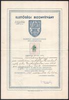 1938-42 Munkaszolgálatos 8 db levelezőlapja, 1 db levele, leszerelési jegye és egy illetőségi bizony...