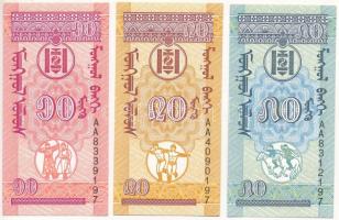 Mongólia 1993-2008. 10m-100T (9xklf) T:I,I-
Mongolia 1993-2008. 10 Mongo - 100 Tögrög (9xdiff) C:UN...