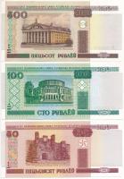Fehéroroszország 2000. 1R-500R (6xklf) T:I,I- Belarus 2000. 1 Ruble - 500 Rubles (6xdiff) C:UNC,AU
