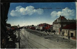 Nagymihály, Michalovce; Kossuth Lajos utca / street (EK)