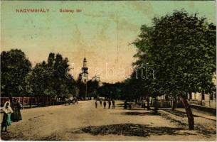 1912 Nagymihály, Michalovce; Sztáray tér. Landesmann B. kiadása / square