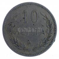 Kréta 1900. 10l Cu-Ni T:3 Crete 1900. 10 Lepta Cu-Ni C:F Krause KM#4
