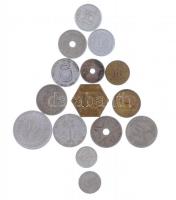 Kongó & Belga Kongó 1911-1967. 15db-os érmetétel T:1--3 Congo & Belgian Congo 1911-1967. 15pcs coin lot C:AU-F