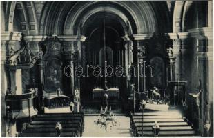 1938 Ipolyság, Sahy; Katolikus templom belső / church interio + IPOLYSÁG Az első visszatért magyar város So. Stpl