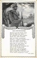 Die Kriegesgabe / WWI Austro-Hungarian K.u.K. military art postcard. Postkartenverlag Brüder Kohn Wien I. (B.K.W.I.) (EK)