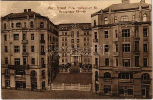 1916 Budapest IX. Pesti Szent Imre Kollégium, papírkereskedés. Ráday utca 43-45. Özv. Hofbauer Jánosné kiadása