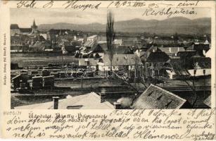 1903 Bánffyhunyad, Huedin; részlet a vasútállomásnál. Dubay Pál kiadása / near the railway station