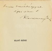 Kovásznay Erzsi: Miss Huszadik Század. Bp., 1930, Lörincz Ernő, 170 p. Kiadói papírkötés, kissé sérü...