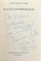 Devecseri Gábor: Kalauz Homéroszhoz. Bp.,1970,Szépirodalom. Első kiadás. Kiadói egészvászon-kötés, k...