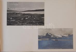 Dohnányi Ernő és felesége képeslapgyűjteménye utazásaikból 2 albumban: 1914 Svájc és 1919 Norvégia -...