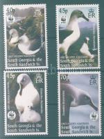 2005 WWF Szürkefejű albatrosz Mi 357-360