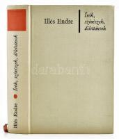 Illés Endre: Írók, színészek, dilettánsok. Dedikált! Bp., 1968. Magvető. Kiadói vászonkötésben