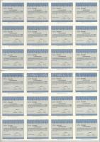 Budapest 2000. "Reanal Finomvegyszergyár Részvénytársaság" névre szóló törzsrészvénye 10.0...