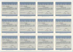 Budapest 2000. "Reanal Finomvegyszergyár Részvénytársaság" névre szóló törzsrészvénye 10.0...