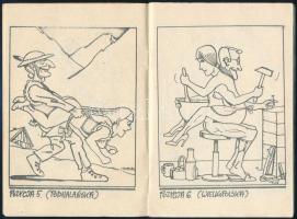 Kamasutra Made in Poland, erotikus karikatúrák füzete, lengyel nyelven, 32 p