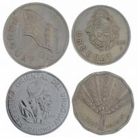Uruguay 1980. 1P Cu-Ni + 5P Cu-Ni + 1981. 2P Cu-Ni "FAO" + 1989. 100P acél T:1--2-
Urugua...