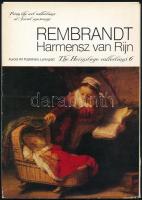 1973 Rembrandt Harmensz van Rijn. The Hermitage Collections No. 6. Leningrad, 1973, Aurora Art Publishers. 16 db színes reprodukció (teljes), angol, francia és orosz nyelven feliratozva, kissé kopott kiadói papírmappában.
