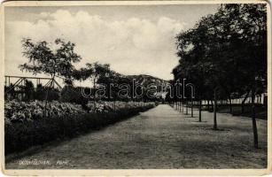 1934 Dunaföldvár, Park. Somló Manó kiadása (EM)