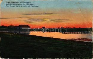 1912 Hortobágy, Esteli hangulat, magyar folklór (EB)