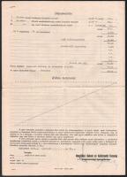 1942 Nemzetközi Baleset és Kárbiztosító társaság biztosítási kötvénye