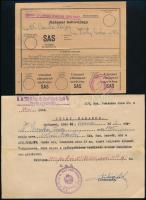 1945 SAS behívó egy és nyílt parancs