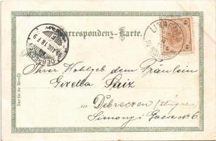 1899 Lindava, Lindenau in Böhmen (Cvikov, Zwickau); Mitteldorf mit Urtheilsberg, Oberdorf mit Grüner...