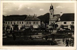 1943 Nagybánya, Baia Mare; Fő tér, üzletek / main square, shops