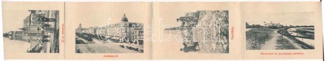 Arad, Városház. leporellolap / town hall. leporellocard (EK)