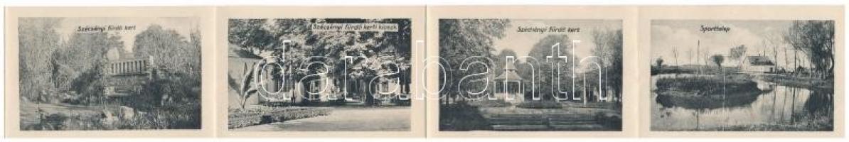 1932 Nagykőrös, Református gimnázium, Hősök tere és szobor. leporellolap