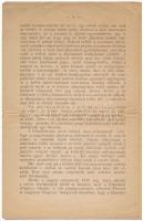 cca 1890 A Kossuth-bankók clichéi. Írta Nyáry József 7p. Szakadással T:III