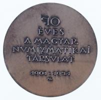 Madarassy Walter (1909-1994) 1971. "70 éves a Magyar Numizmatikai Társulat 1901-1971" kéto...