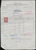 cca 1929 AEG elektromos kávéfőző német nyelvű használati utasítása, hozzá tartozó 2 db AEG Unio Rt. ...