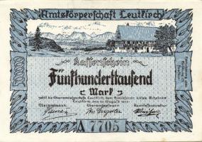 Német Birodalom/Weimari Köztársaság/Leutkirch 1923.8.20. 500.000M "A" T:II