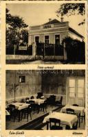1939 Csíz, Csízfürdő, Kúpele Cíz; Vera penzió és étterem, belső. Szőke Imre kiadása / restaurant and hotel interior