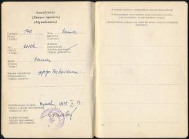 1978 Hajós szolgálati igazolvány, fényképes