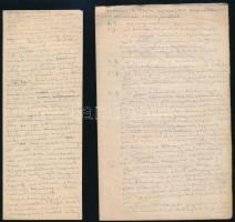 1918-1925 Szabó Lóránd pécsi jogászhallgató dokumentumai. Mecsekaljai Bánság, DEFHE, ÉME, stb fotók,...