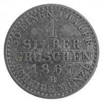 Német Államok / Poroszország 1867B 1gr Ag I. Vilmos T:2,2- ü. German States / Prussia 1867B 1 Groschen Ag Wilhelm I C:XF,VF ding