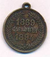 Dánia 1894. "Frigyes koronaherceg - Lujza koronahercegnő / 1869 július 28. 1894" kétoldala...