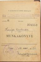 Papírrégiség tétel: levelezőlapok, I. vh tábori posta, igazolványok, útlevél, munkakönyv, katonai ig...