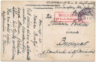 1917 Nimm mich mit, nimm mich mit, in dein Kämmerlein. K.u.K. Kriegsmarine Matrose / WWI Austro-Hung...