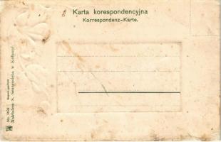 Kolomyia, Kolomyja, Kolomyya, Kolomea; Rynek / square, market, shops. Art Nouveau, Floral, Emb. lith...