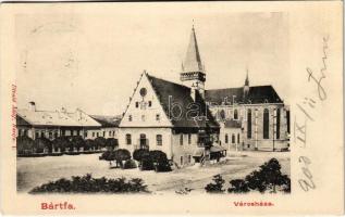 1900 Bártfa, Bardiov, Bardejov; Városháza. Divald Adolf 1. / town hall