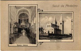 Medulin, Medolino; Duomo interno, esterno / cathedral, interior (EM)