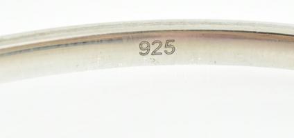 Aranyozott ezüst(Ag) karperec, jelzett, d: 5,5 cm, bruttó: 18,64 g