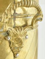 Réz füles esernyőtartó, foltokkal, m: 40 cm