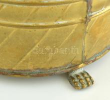 Réz füles esernyőtartó, foltokkal, m: 40 cm