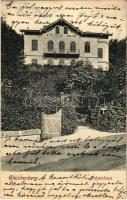 1907 Bad Gleichenberg (Steiermark), Felsenhaus (EK)