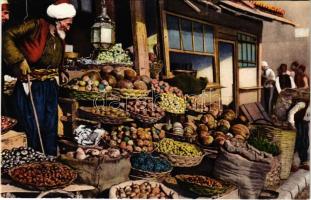 Sarajevo, Mohamedaner Obstverkäufer / Muslim fruit seller