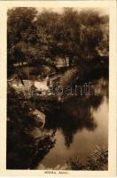 Nyitra, Nitra; Jazero / tó / lake (képeslapfüzetből / from postcard booklet)